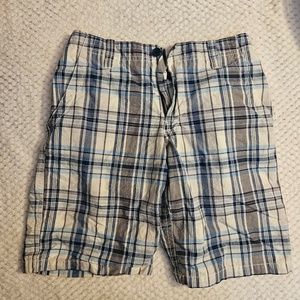 Aeropostale Men's Blue Plaid Shorts Size 29